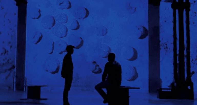Yves Klein in the spotlight at the Atelier des Lumières