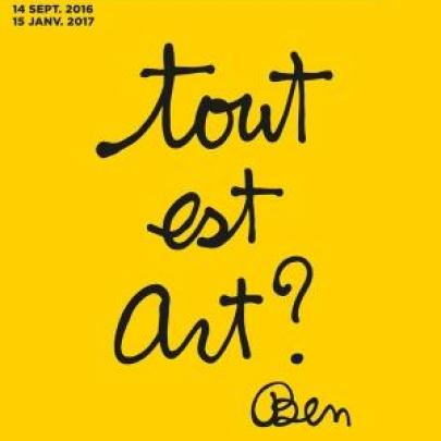 Tout est art?